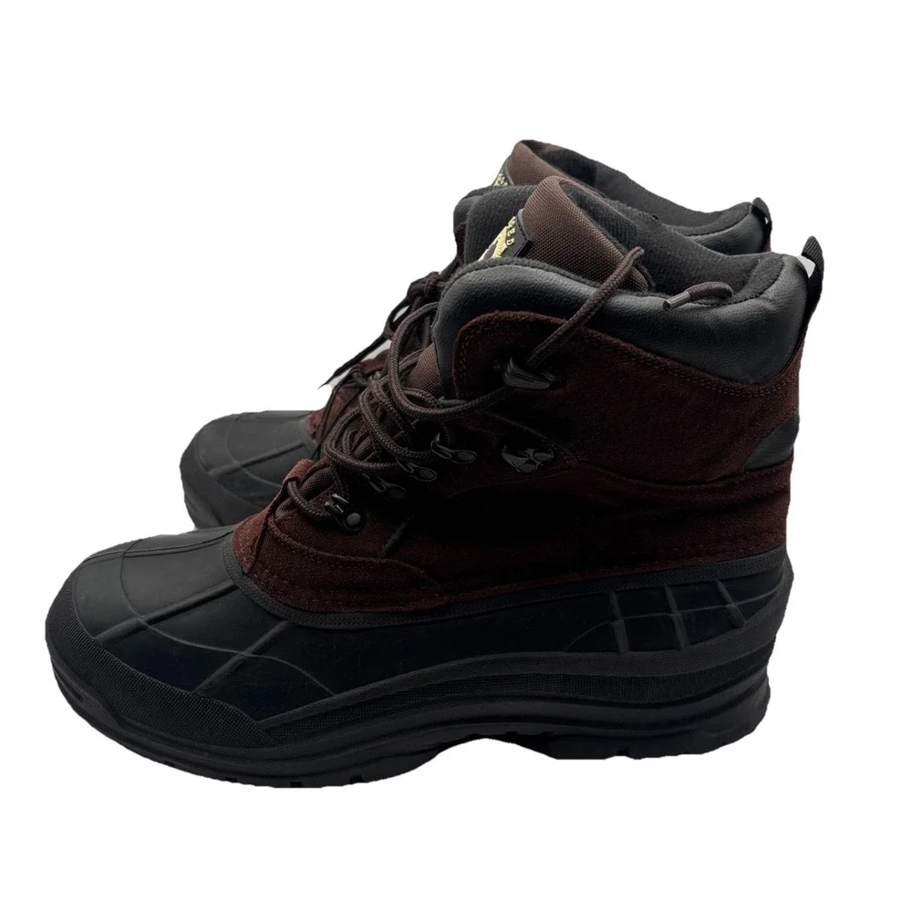 Men's Rugged Exposure Mammoth II‎  Winter Snow Boots Sz 12 Brown